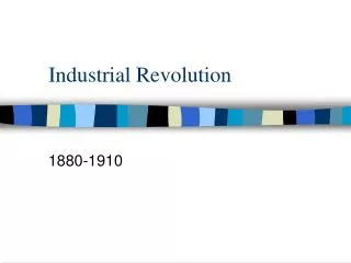 industrial revolution