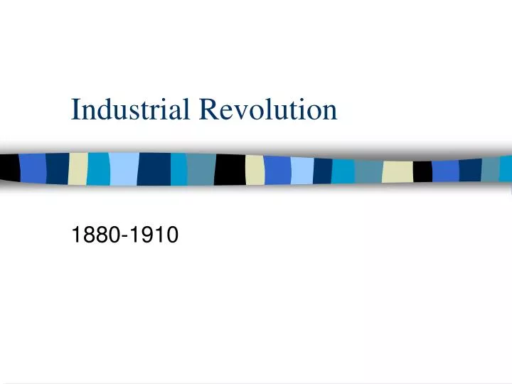 industrial revolution