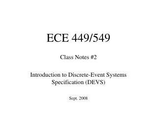 ECE 449/549