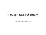 ProQuest Research Library - slide 1