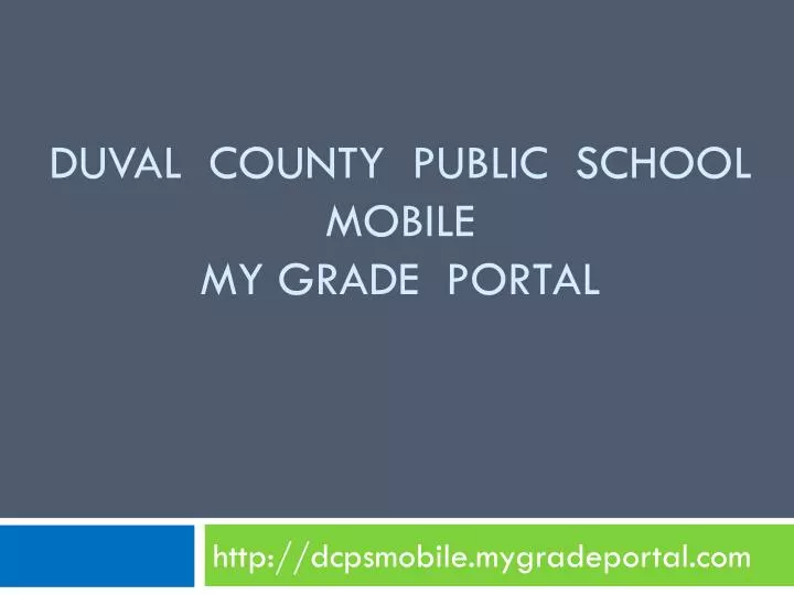duval county public school mobile my grade portal
