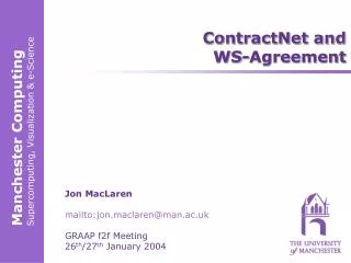 ContractNet and WS-Agreement