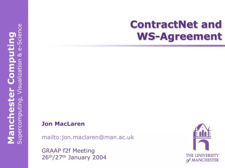 contractnet and ws agreement