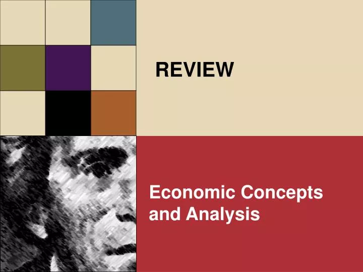 economic concepts and analysis