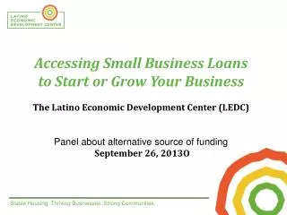 Accessing Small Business Loans to Start or Grow Your Business