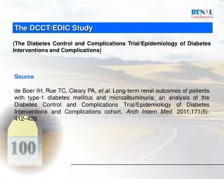 The DCCT/EDIC Study