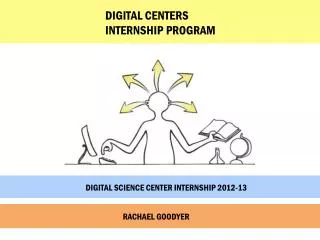 DIGITAL SCIENCE CENTER INTERNSHIP 2012-13 RACHAEL GOODYER