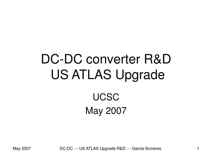 dc dc converter r d us atlas upgrade