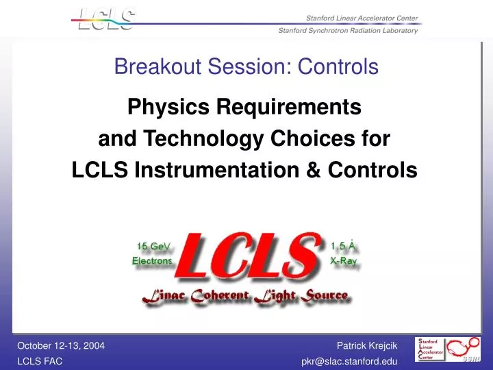 breakout session controls