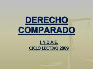 derecho comparado