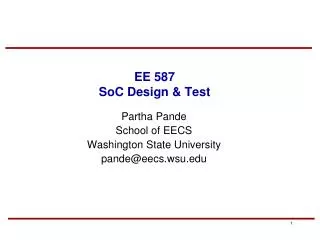 ee 587 soc design test