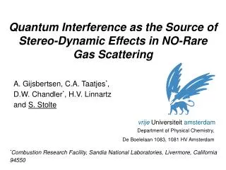 Quantum Interference as the Source of Stereo-Dynamic Effects in NO-Rare Gas Scattering