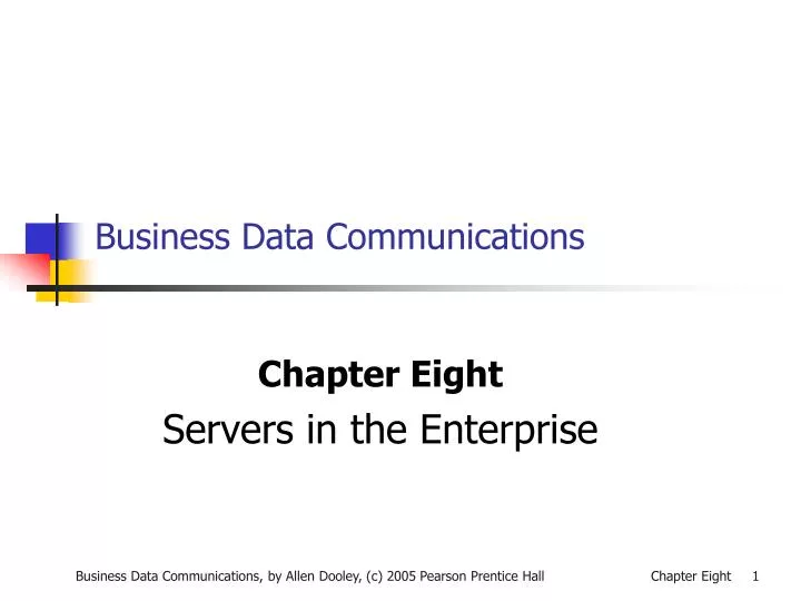 business data communications