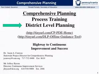 Comprehensive Planning