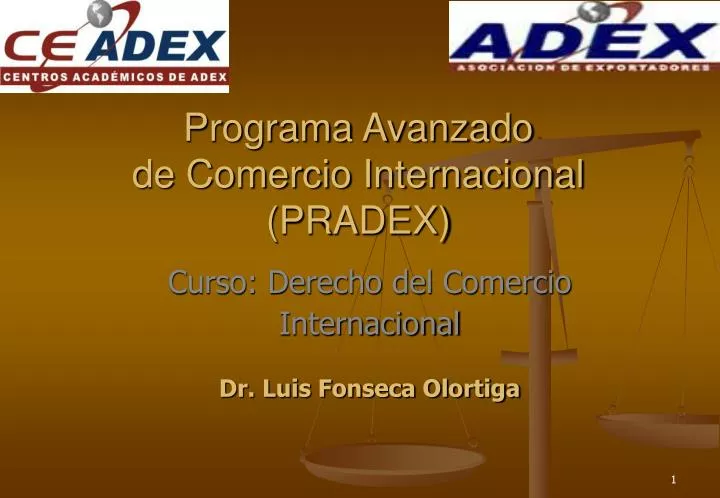 programa avanzado de comercio internacional pradex