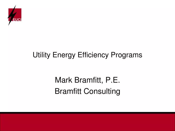 utility energy efficiency programs