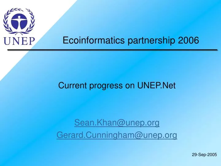 ecoinformatics partnership 2006