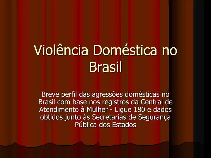 viol ncia dom stica no brasil