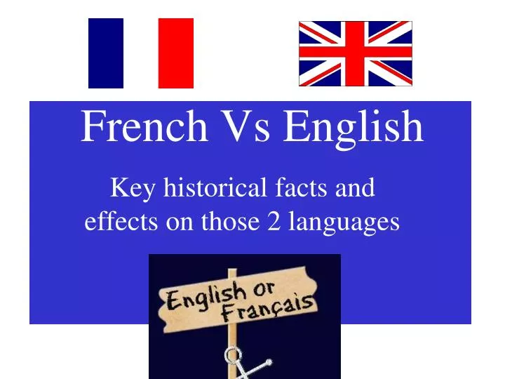 french vs english