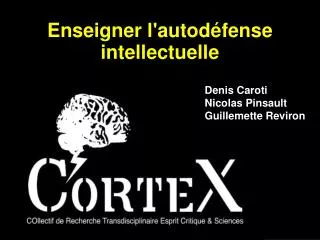 enseigner l autod fense intellectuelle