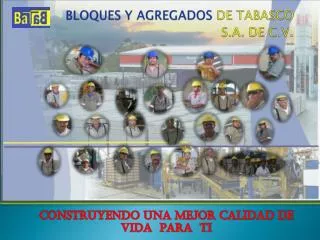 bloques y agregados de tabasco s a de c v