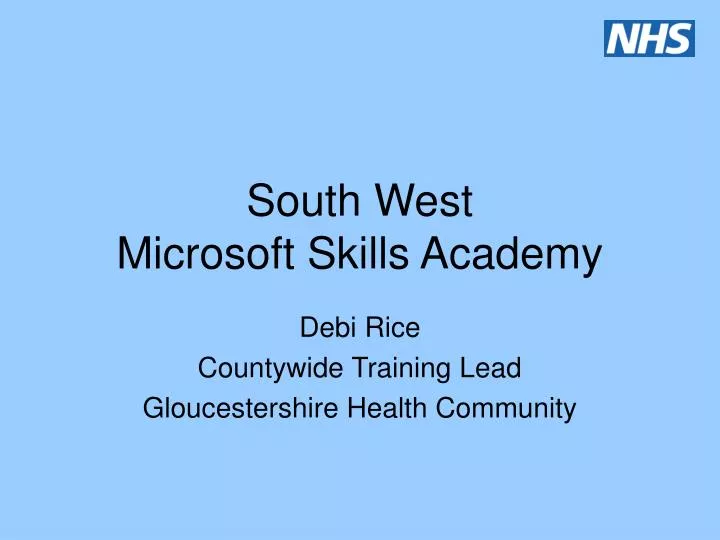 south west microsoft skills academy