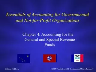 Essentials of Accounting for Governmental and Not-for-Profit Organizations