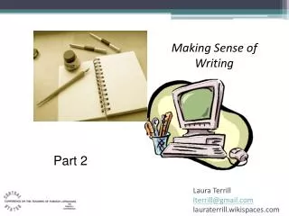 Making Sense of Writing