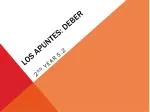 Los Apuntes : DEBER - slide 1