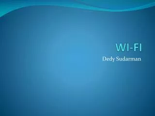 wi fi
