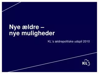 nye ldre nye muligheder