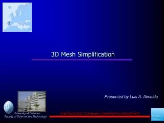 3D Mesh Simplification