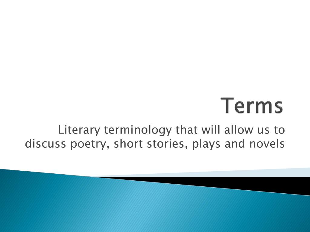 PPT - Terms PowerPoint Presentation, free download - ID:4016382