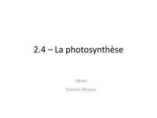 2 4 la photosynth se