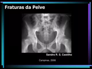 fraturas da pelve