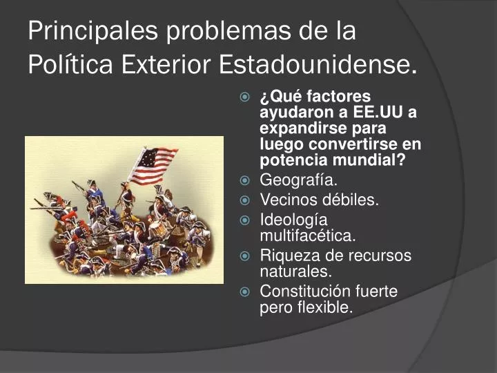 principales problemas de la pol tica exterior estadounidense