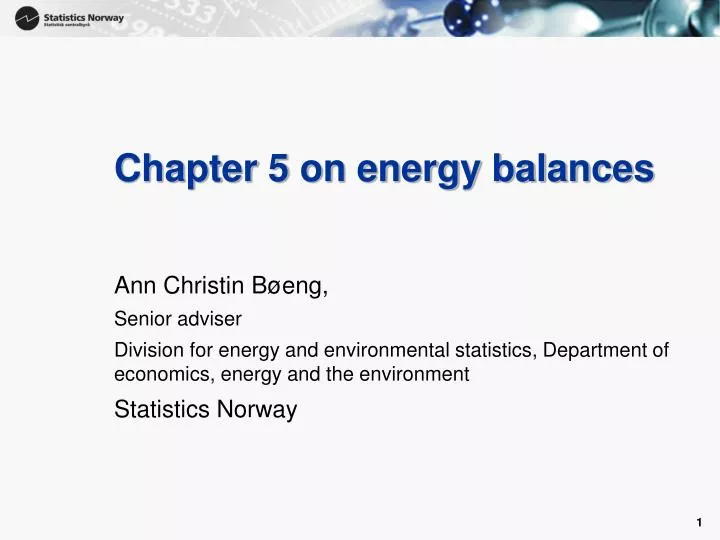 chapter 5 on energy balances