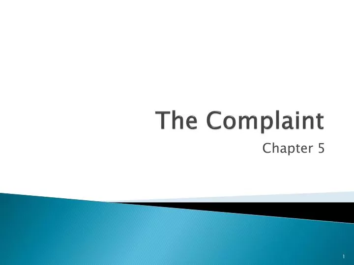 the complaint
