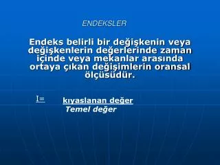 endeksler