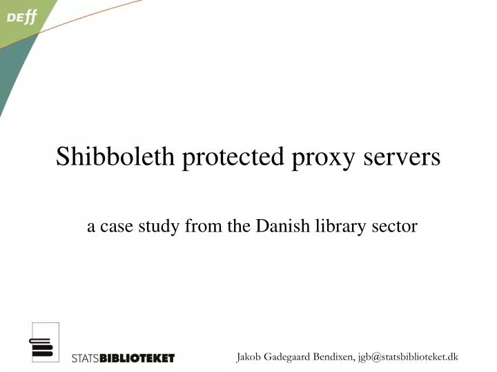 shibboleth protected proxy servers