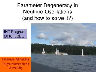 Parameter Degeneracy in Neutrino Oscillations (and how to solve it?)