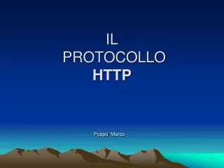 il protocollo http