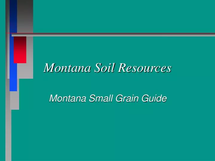 montana soil resources