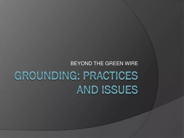 beyond the green wire