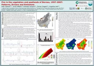 Fire in the vegetation and peatlands of Borneo, 1997-2007: Patterns, Drivers and Emissions