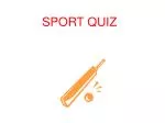 SPORT QUIZ - slide 1