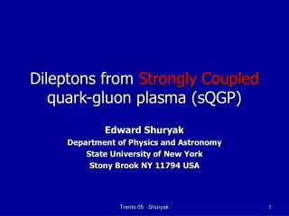 Dileptons from Strongly Coupled quark-gluon plasma (sQGP)
