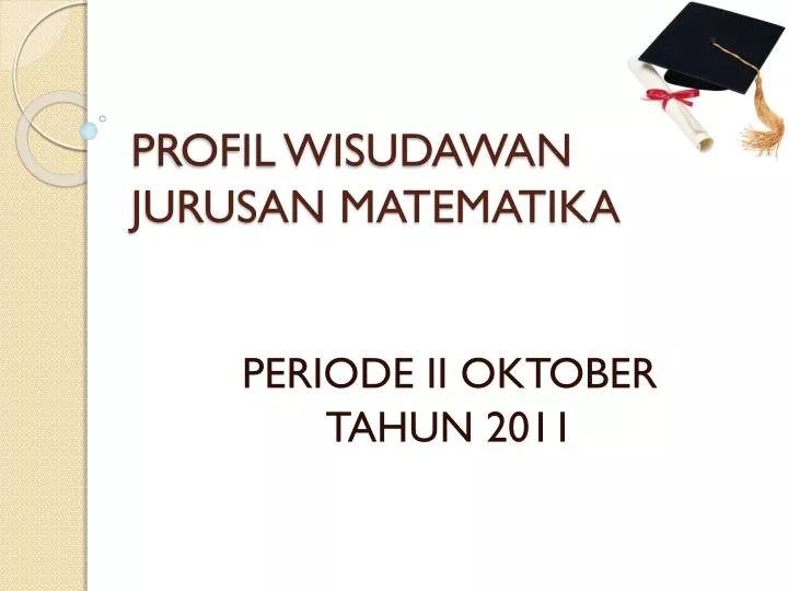 profil wisudawan jurusan matematika