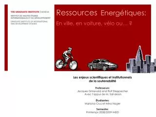 ressources energ tiques