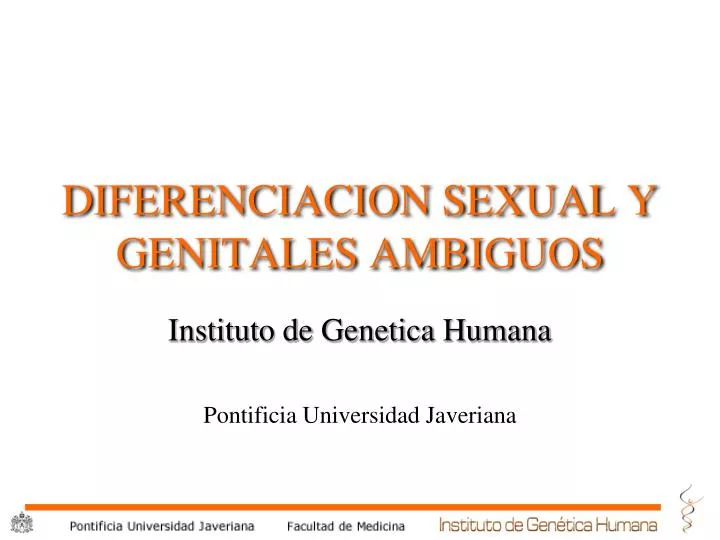 diferenciacion sexual y genitales ambiguos